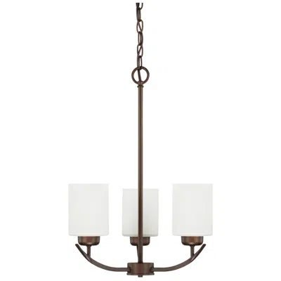 Capital Lighting Homeplace Lighting Dixon 3 Light Chandelier 17.25" Bronze