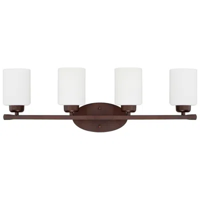 Capital Lighting Homeplace Lighting Dixon 4 Light Vanity 28.5" Bronze
