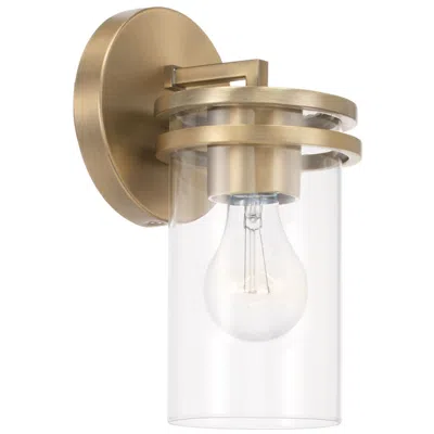 Capital Lighting Homeplace Lighting Fuller 1 Light Sconce 5" Aged Brass