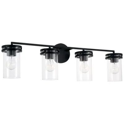 Capital Lighting Homeplace Lighting Fuller 4 Light Vanity Matte Black