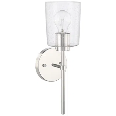 Capital Lighting Homeplace Lighting Greyson 1 Light Sconce 5" Chrome
