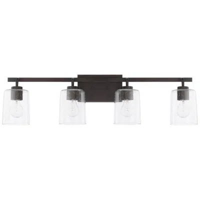 Capital Lighting Homeplace Lighting Greyson 4 Lig Vanity 33.5" Bronze