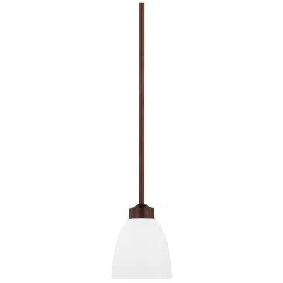 Capital Lighting Homeplace Lighting Jameson 1 Light Pendant 5" Bronze