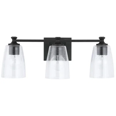 Capital Lighting Homeplace Lighting Myles 3 Light Vanity 23" Matte Black