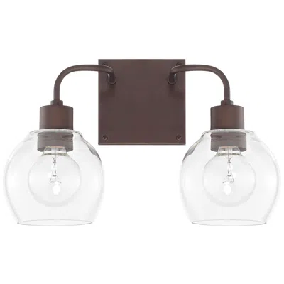 Capital Lighting Homeplace Lighting Tanner 2 Light Vanity 15" Bronze