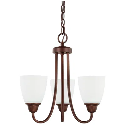 Capital Lighting Homeplace Lighting Trenton 3 Light Chandelier 15" Bronze