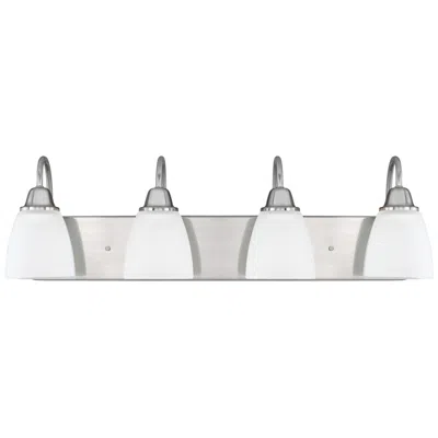 Capital Lighting Homeplace Lighting Trenton 4 Lig Vanity 30" Brushed Nickel