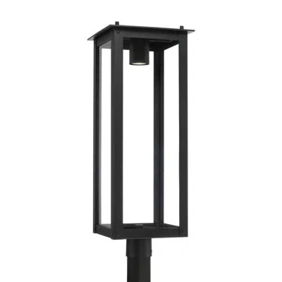 Capital Lighting Hunt Transparent Lantern Head In Matte Black;powder Coated Finish