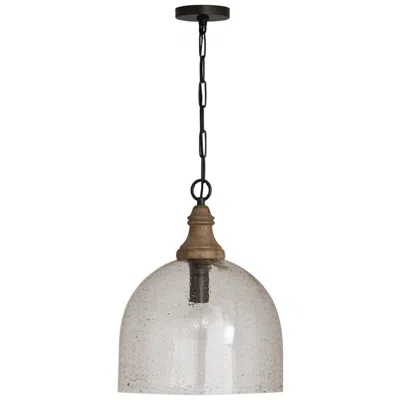 Capital Lighting Inglewood 15" Wide Dark Pewter Gray Wash Pendant Light