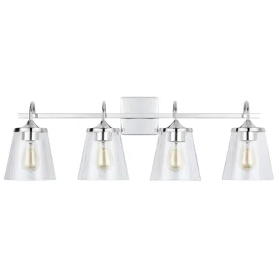 Capital Lighting Jayne 4 Light Vanity 33.25" Chrome