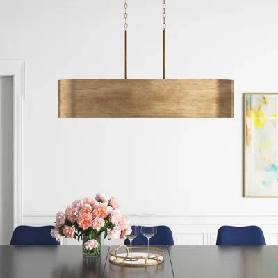 Capital Lighting Jude 5 - Light Kitchen Island Linear Pendant In Mystic Luster