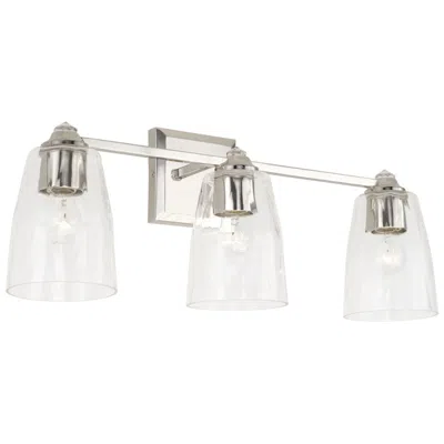 Capital Lighting Laurent 3 Light Vanity 24" Polished Nickel
