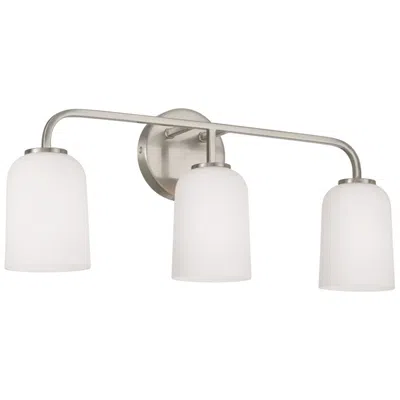 Capital Lighting Lawson 23 1/2" 3-light Brushed Nickel Vanity Light