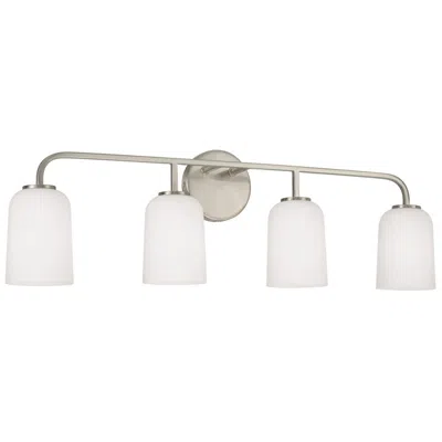 Capital Lighting Lawson 32 1/2" 4-light Brushed Nickel Bath Light
