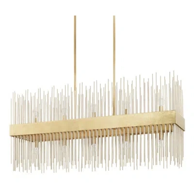 Capital Lighting Lena 10 - Light Kitchen Island Linear Pendant In Fire,ice