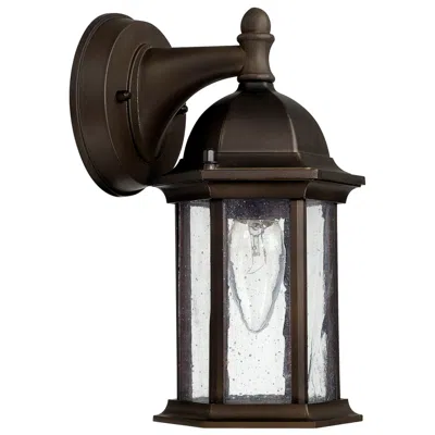 Capital Lighting Main Street 1 Light Outdoor Wall Lantern 5" Old Bronze