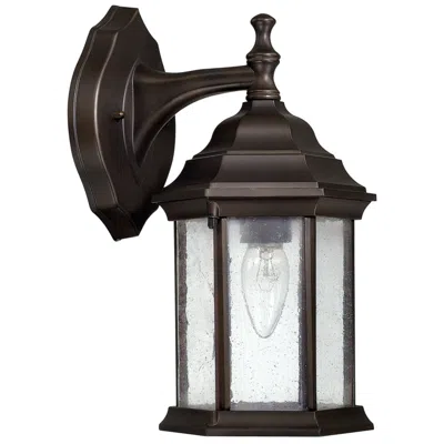 Capital Lighting Main Street 1 Light Outdoor Wall Lantern 6.5" Old Bronze