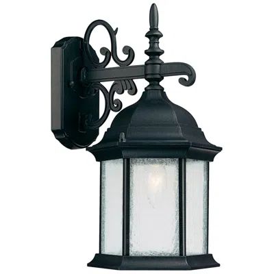Capital Lighting Main Street 1 Light Outdoor Wall-lantern Black