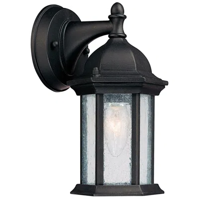 Capital Lighting Main Street 9 1/2" High Black Outdoor Wall Lantern
