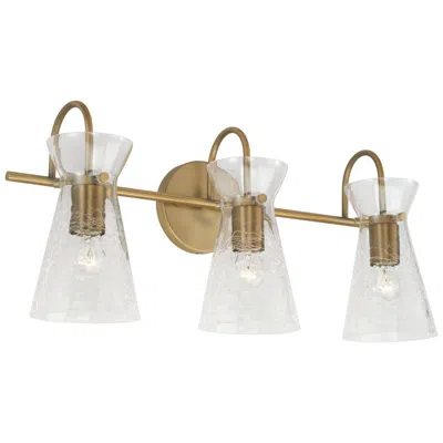 Capital Lighting Mila 24" Wide Aged Brass 3-light Bath Light