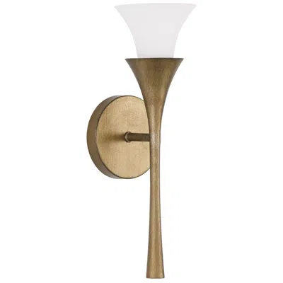 Capital Lighting Nola 1 Light Sconce 5" Mystic Luster In Gold