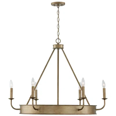 Capital Lighting Nole 6 Light Chandelier Mystic Luster