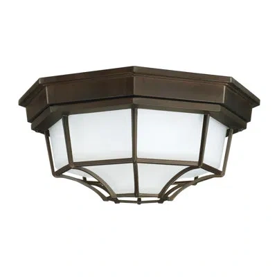 Capital Lighting Old Bronze 2 - Bulb Outdoor Flush Mount