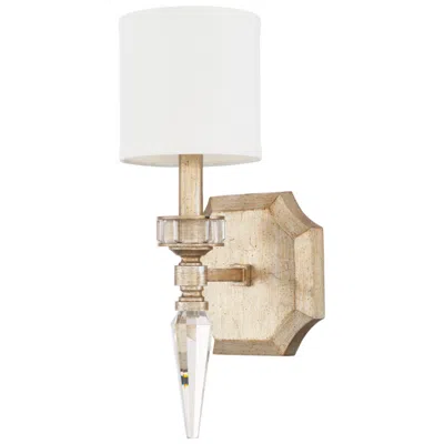 Capital Lighting Olivia 1 Light Sconce 6" Winter Gold