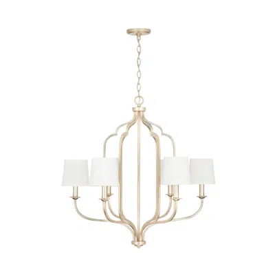 Capital Lighting Ophelia 30 3/4" Winter Gold Candelabra Chandelier