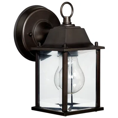 Capital Lighting Outdoor 1 Light Outdoor 5" Wall Lantern Old Bronze