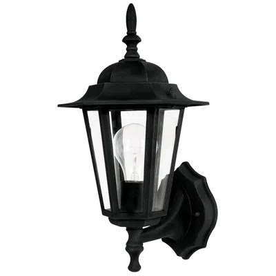 Capital Lighting Outdoor 1 Light Outdoor Wall Lantern 7" Black