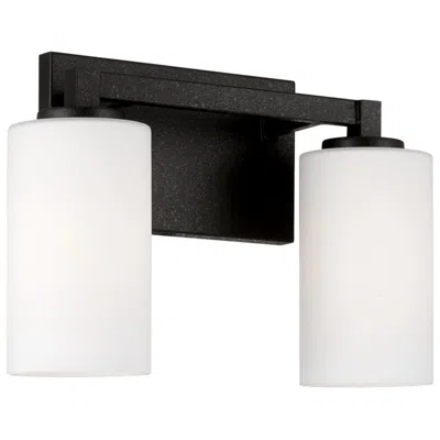 Capital Lighting Ravenwood 2 Light Vanity 13.25" Black Iron