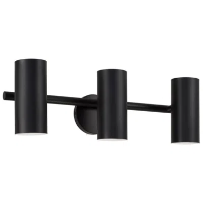 Capital Lighting Robbie 3 Light Vanity 24" Matte Black