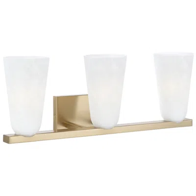 Capital Lighting Romy 3 Light Vanity 24" Matte Brass