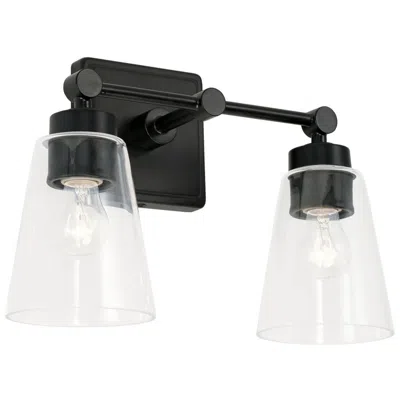 Capital Lighting Rory 2 Light Vanity 14" Matte Black