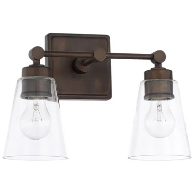 Capital Lighting Rory 2 Light Vanity 14" Old Bronze