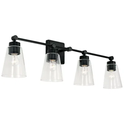 Capital Lighting Rory 4 Light Vanity 33" Matte Black