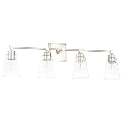 Capital Lighting Rory 4 Light Vanity 33" Polished Nickel