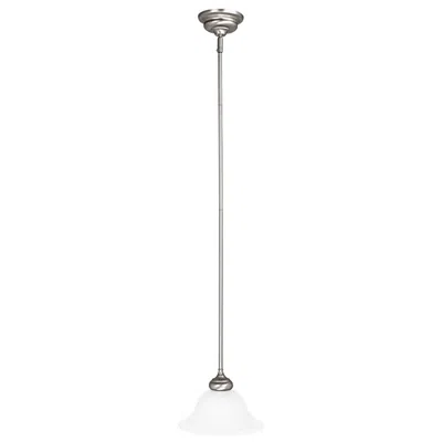 Capital Lighting Samuel 1 Light Pendant 10" Matte Nickel