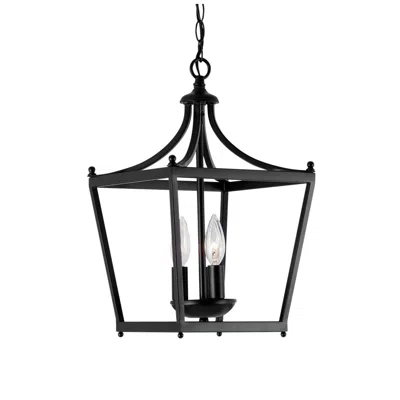 Capital Lighting - Stanton 3-light Foyer- 10.25" Matte Black