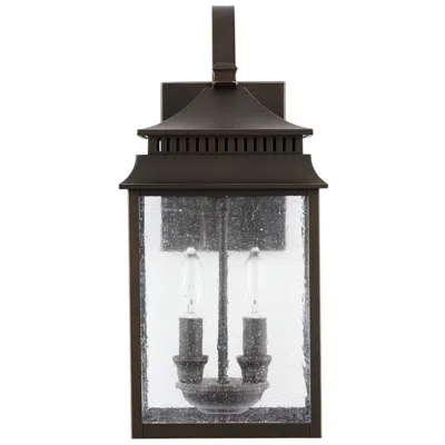 Capital Lighting Sutter Creek 18 1/4"h Bronze 2-light Outdoor Wall Light
