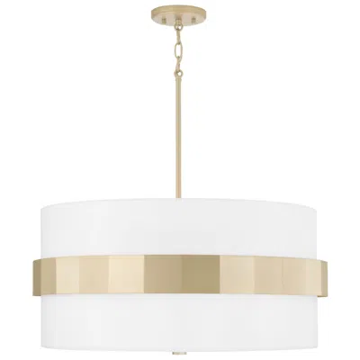 Capital Lighting Sutton 26" Wide Modern Soft Gold Drum Pendant Light