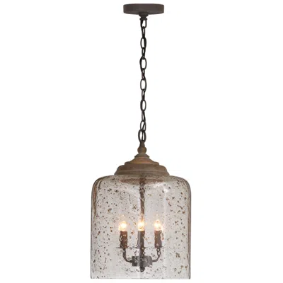 Capital Lighting Tybee 12 1/2" Wide 3-light Nordic Grey Glass Pendant