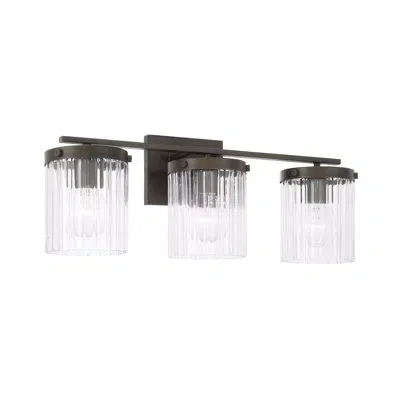 Capital Lighting Vaughn 3 - Light Dimmable Vanity Light In Oil Rubbed Bronze