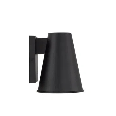 Capital Lighting Yardley Wall Light In Matte Black;powder Coated Finish