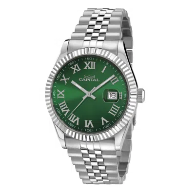 Capital Man  Ax380-04-oi 41 Mm In Green