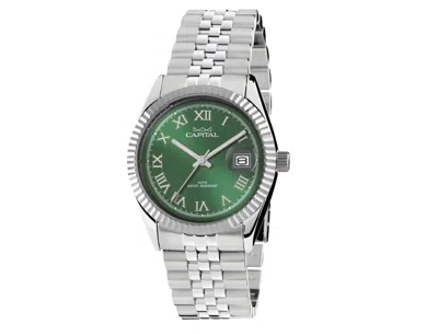 Capital Unisex Watch  Ax336-04 36 Mm In Silver
