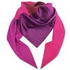 Capitana Women's Brown / Pink / Purple Miranda – Silk & Wool Triangle Scarf In Jewel Tones In Multi