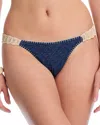 Capittana Alessia Denim Bikini Bottom In Denim