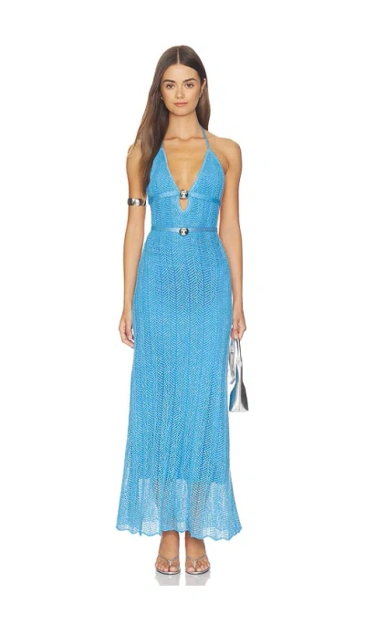 Capittana Ariel Maxi Dress In Blue